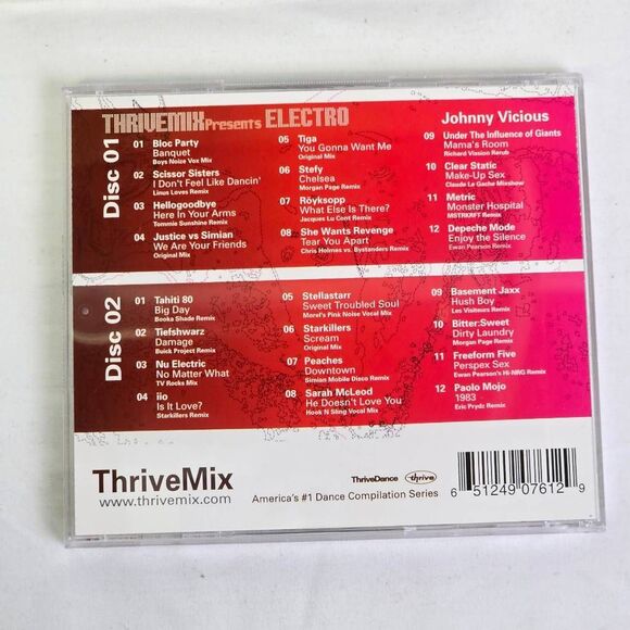 ThriveMix Presents Electro 2-CD Dance Compilation - Picture 5 of 5